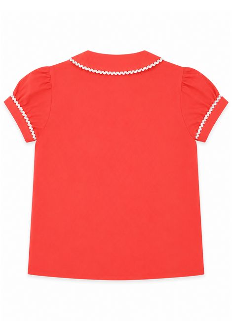Camicia con colletto MARIELLA FERRARI | CAJ26P018 GARZINA CORALLO